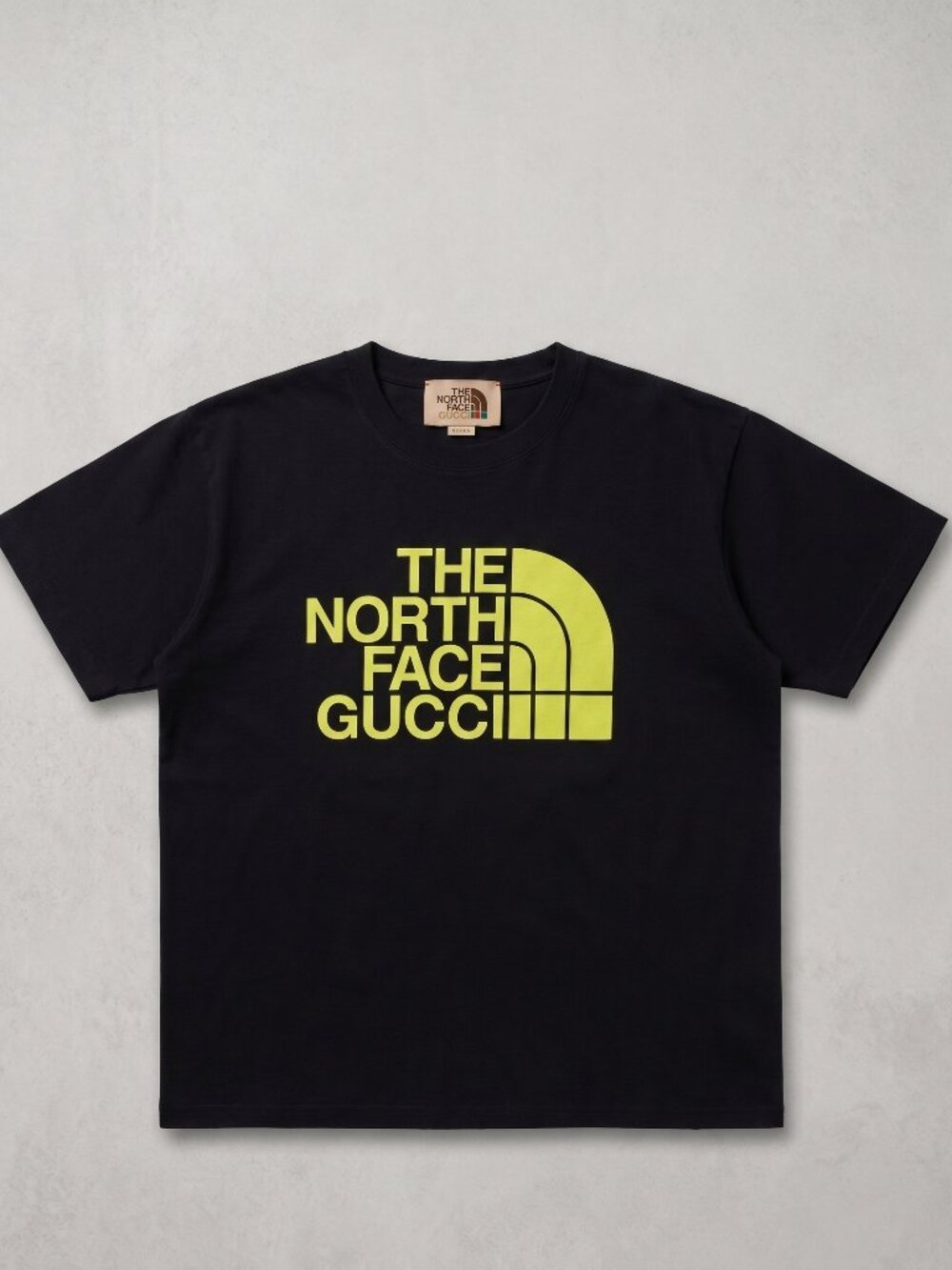 WOMEN TNF/GUCCI BLACK T-SHIRT, SMALL
